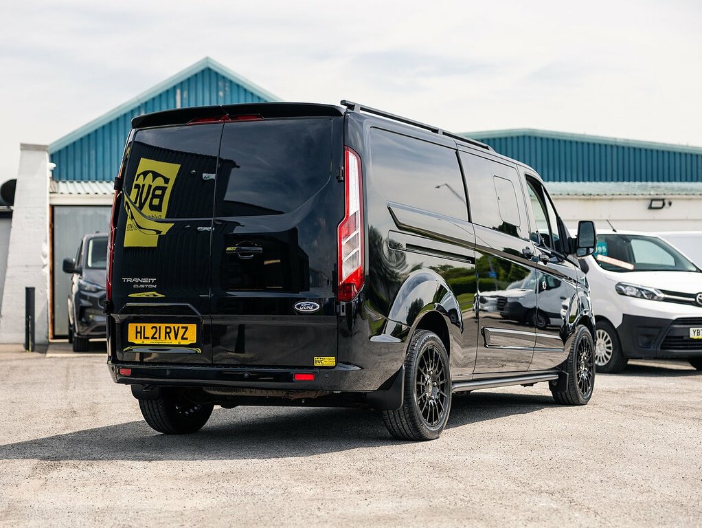 Ford Transit Custom Signature 320 2.0 Ecoblue 130 Bhp L2 Lwb 6 Seat Do Black #6