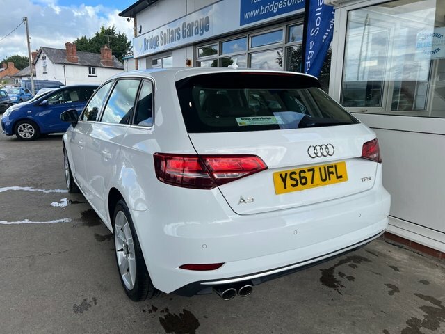 Audi A3 Tfsi Cod Sport Sportback YS67UFL White #3