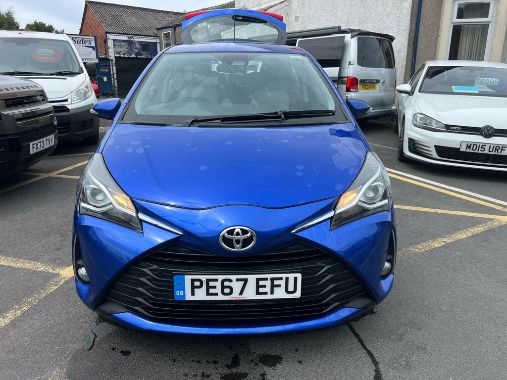 Toyota Yaris Hatchback 1.5 Vvt-i Icon Tech Cvt Euro 6 2017 Blue #5