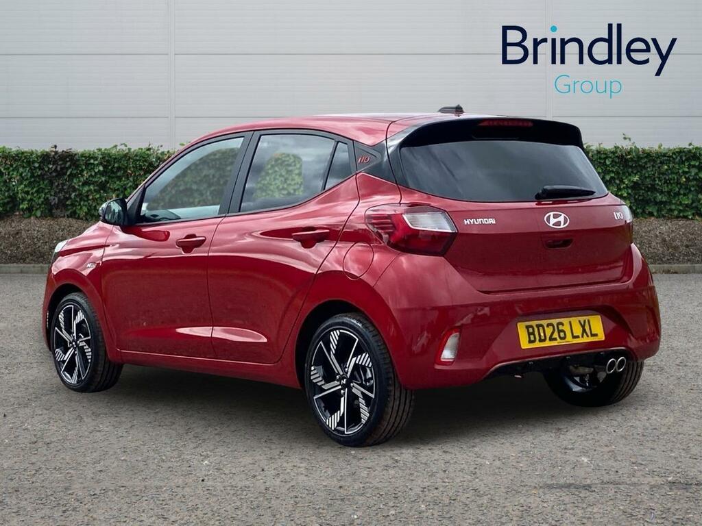 Hyundai I10 1.0 T-gdi N Line Hatchback Euro BD26LXL Red #3