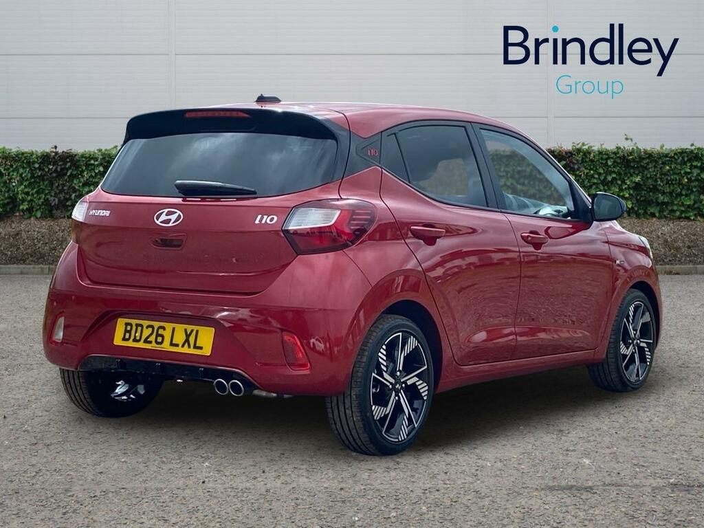 Hyundai I10 1.0 T-gdi N Line Hatchback Euro BD26LXL Red #4