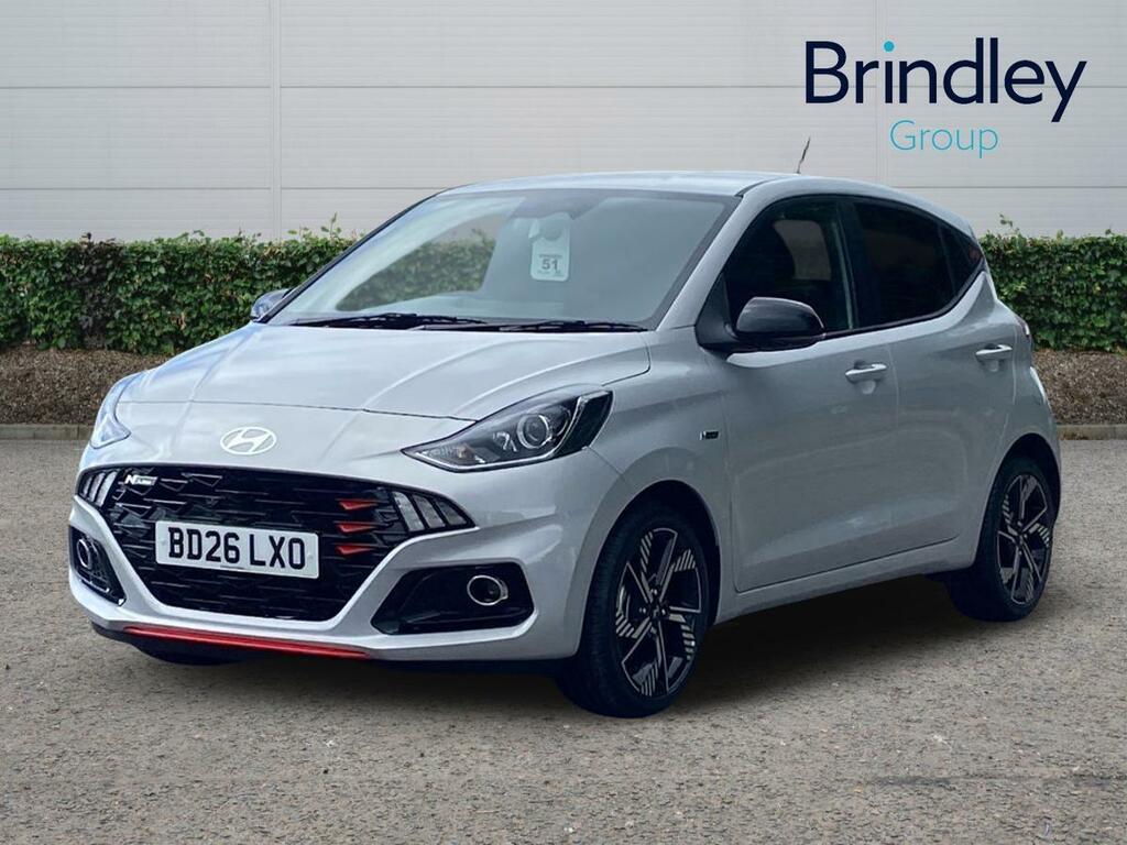 Hyundai I10 1.0 T-gdi N Line Hatchback Euro BD26LXO Grey #2