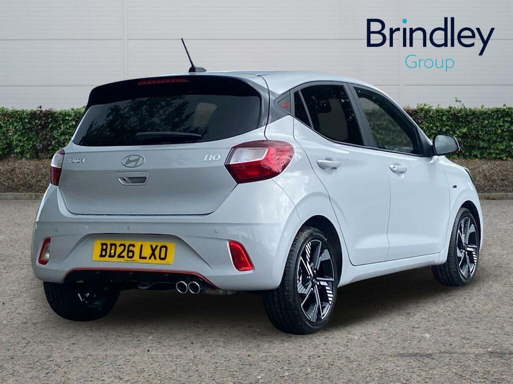 Hyundai I10 1.0 T-gdi N Line Hatchback Euro BD26LXO Grey #4
