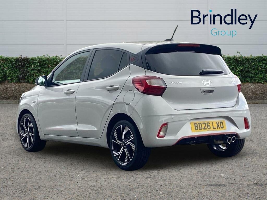 Hyundai I10 1.0 T-gdi N Line Hatchback Euro BD26LXO Grey #3