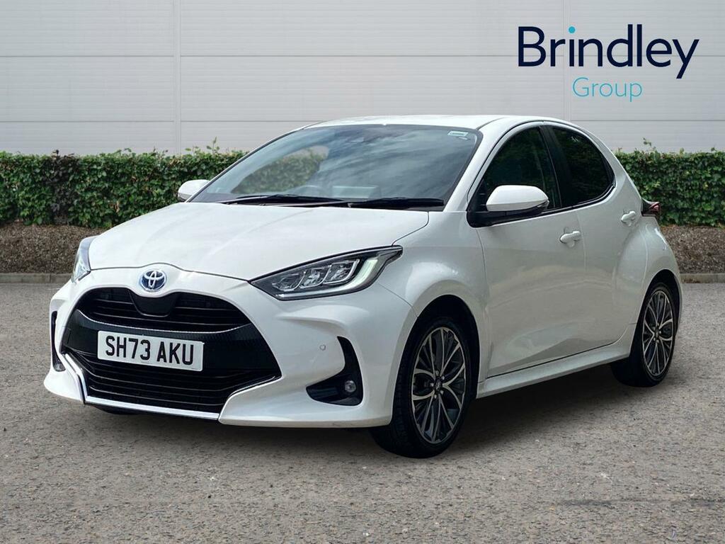 Toyota Yaris 1.5 Vvt-h Excel Hatchback Hybrid E-cvt SH73AKU White #2