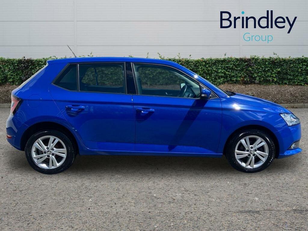 Skoda Fabia 1.0 Se Hatchback Euro 6 Ss 7 YL19LCY Blue #6