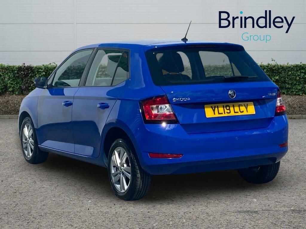 Skoda Fabia 1.0 Se Hatchback Euro 6 Ss 7 YL19LCY Blue #3