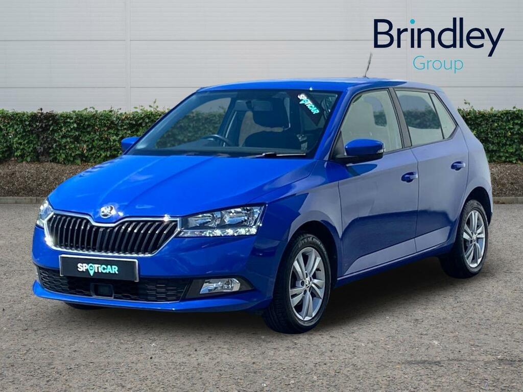 Skoda Fabia 1.0 Se Hatchback Euro 6 Ss 7 YL19LCY Blue #2