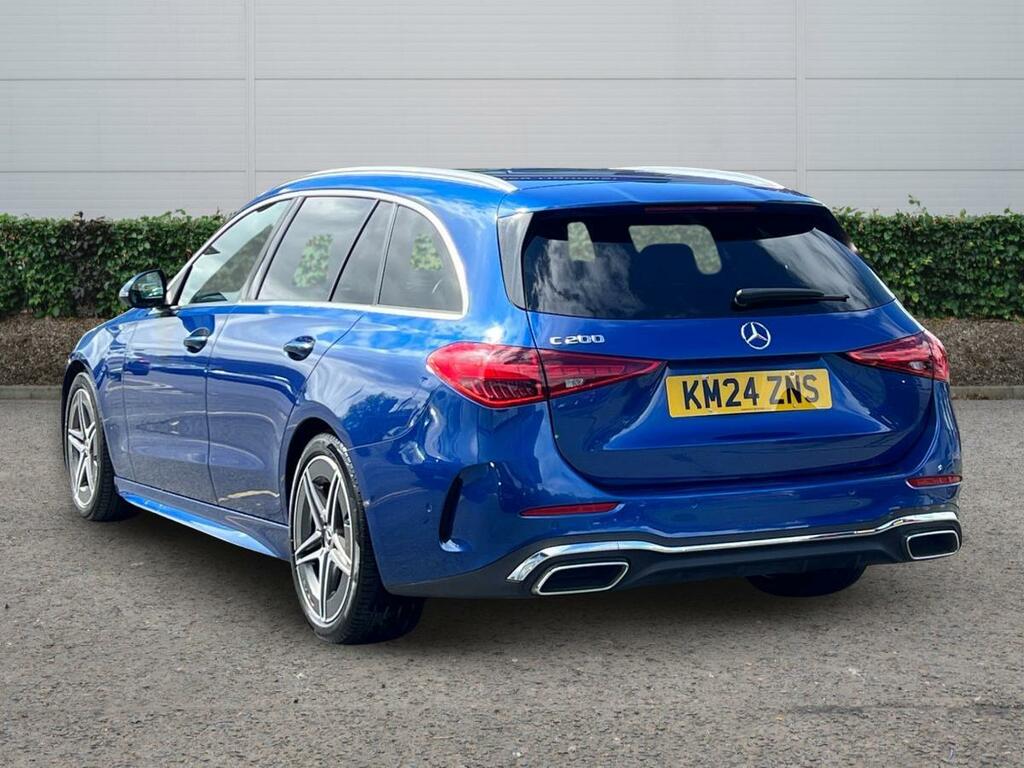 Mercedes-Benz C Class 1.5 C200h Mhev Amg Line Estate Hybrid G Blue #3