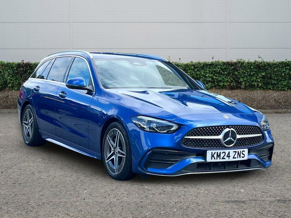 Mercedes-Benz C Class 1.5 C200h Mhev Amg Line Estate Hybrid G Blue