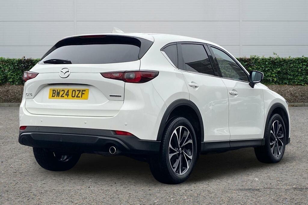 Mazda CX-5 2.2 Skyactiv-d Exclusive-line Euro 6 Ss White #4
