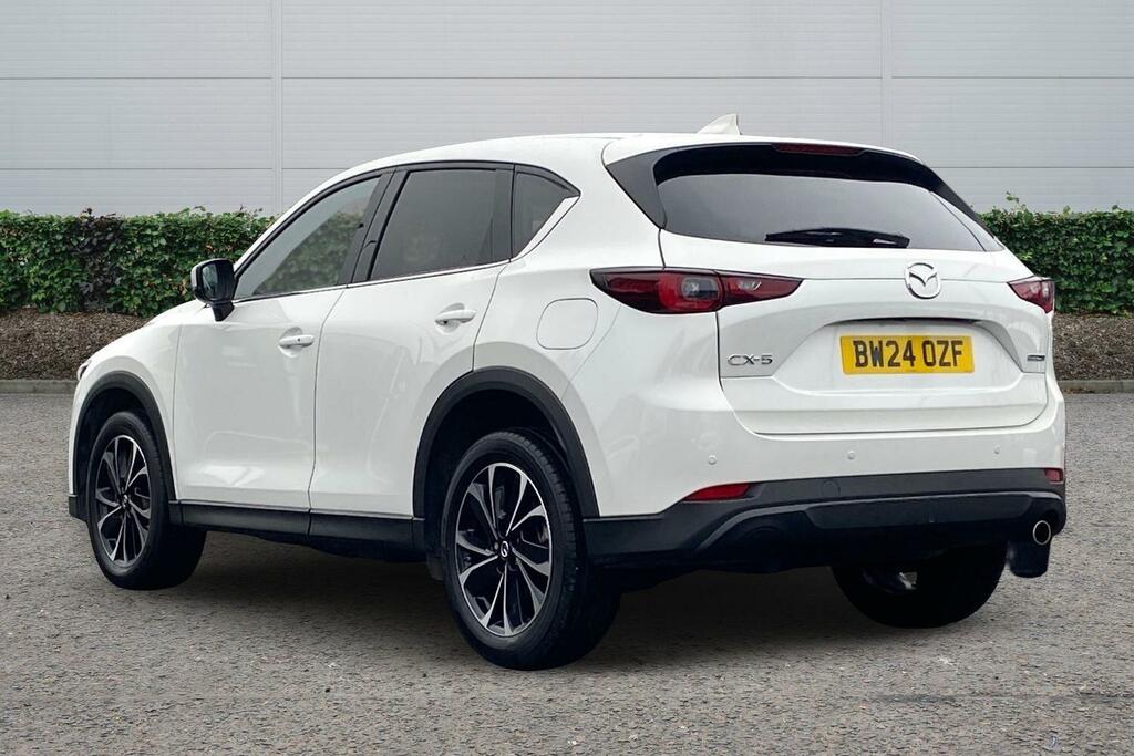 Mazda CX-5 2.2 Skyactiv-d Exclusive-line Euro 6 Ss White #3