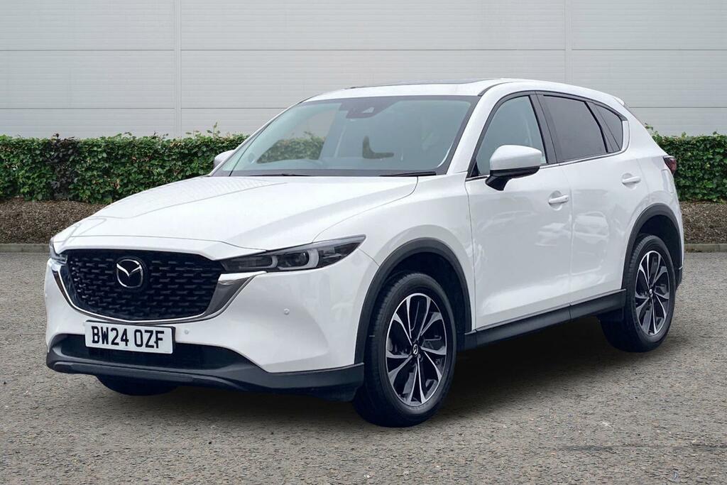 Mazda CX-5 2.2 Skyactiv-d Exclusive-line Euro 6 Ss White #2