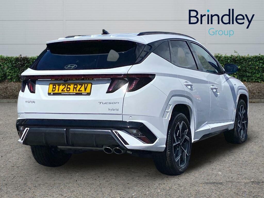 Hyundai Tucson 1.6T N Line Suv Hybrid Euro 6 Ss BT26RZV White #4