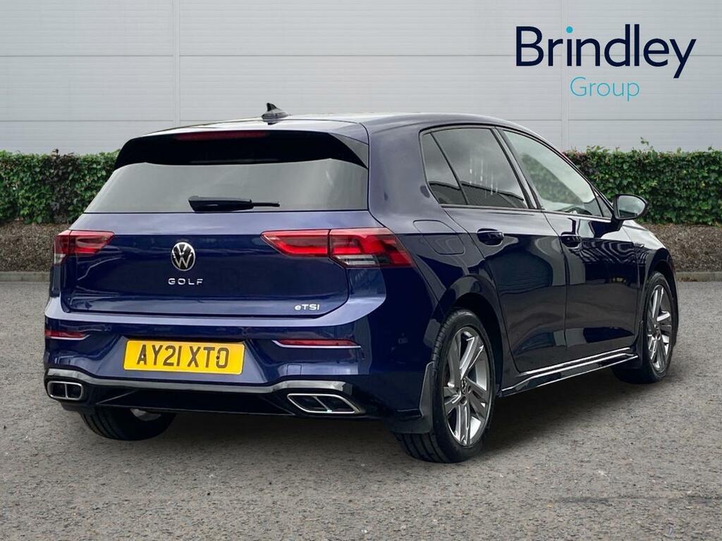 Volkswagen Golf 1.5 Etsi Mhev R-line Hatchback Hybrid D AY21XTO Blue #4