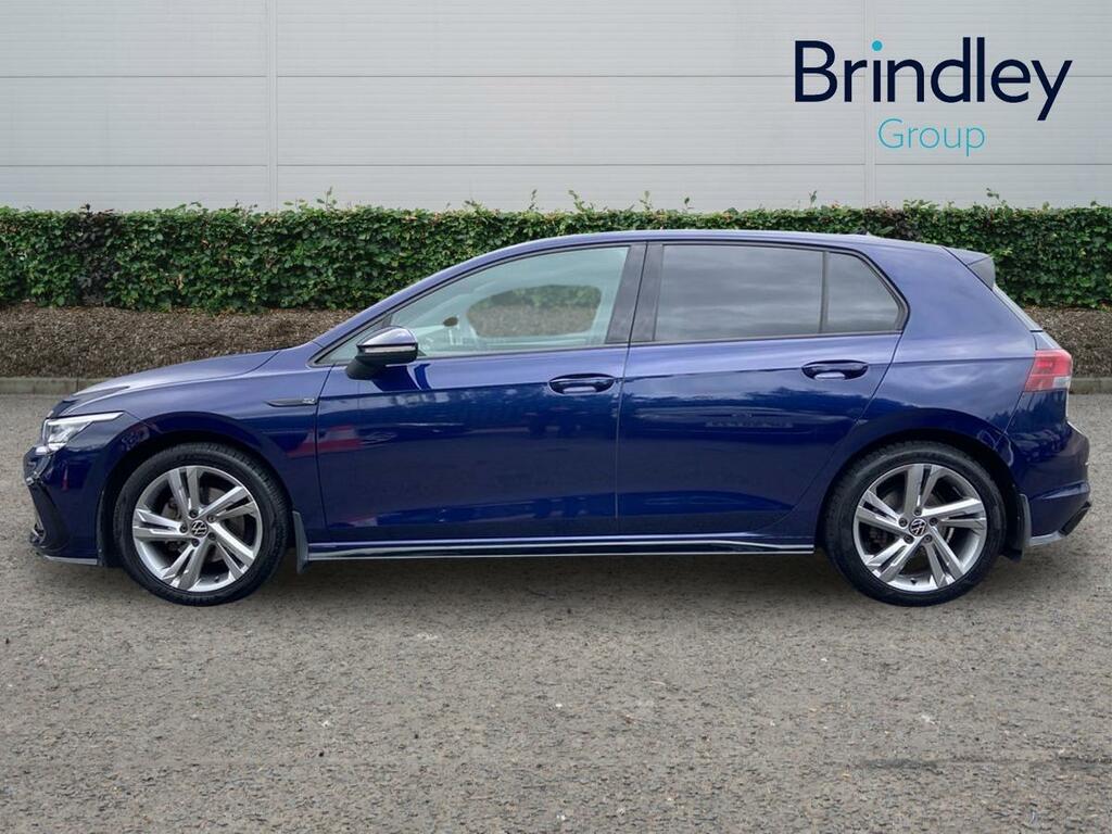 Volkswagen Golf 1.5 Etsi Mhev R-line Hatchback Hybrid D AY21XTO Blue #5