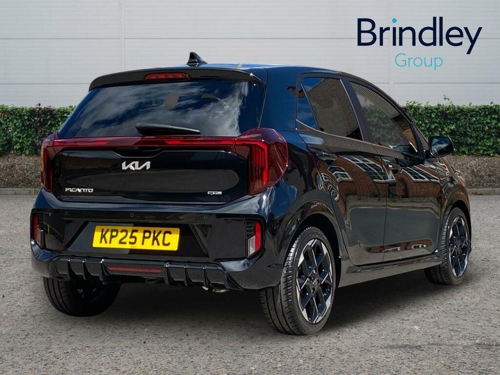 Kia Picanto 1.2 Gt-line S Hatchback Amt Euro 6 Ss Black #4