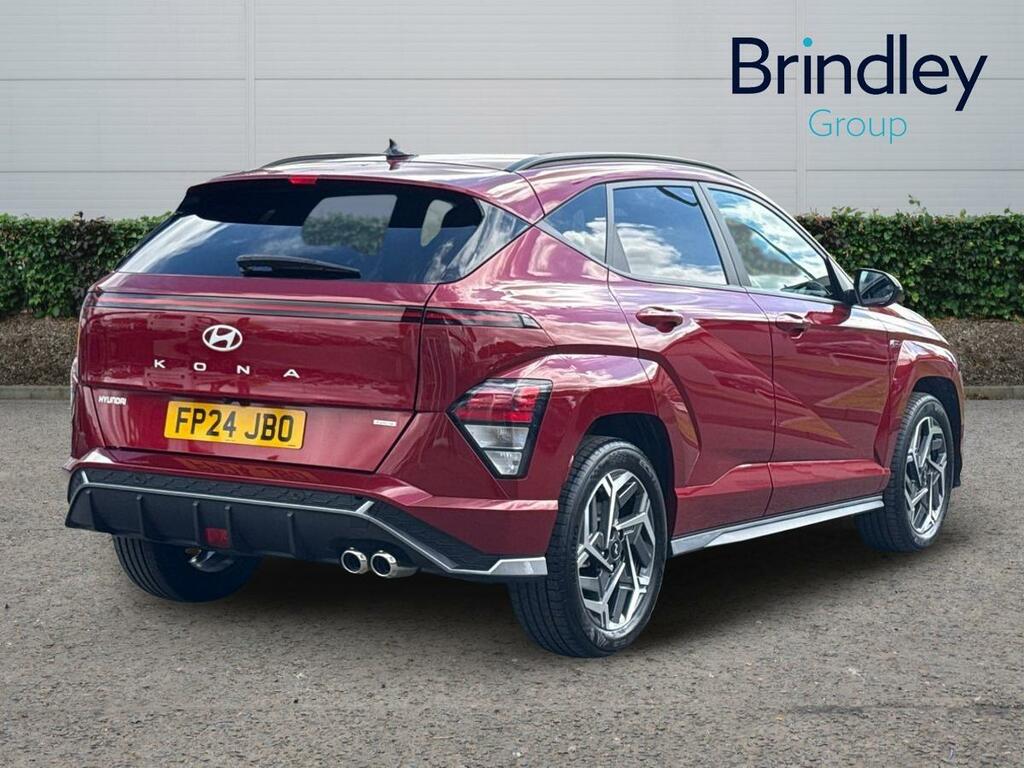 Hyundai Kona 1.6 H-gdi N Line Suv Hybrid Dct Euro 6 FP24JBO Red #4