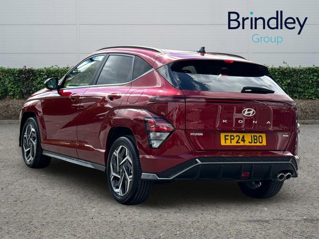 Hyundai Kona 1.6 H-gdi N Line Suv Hybrid Dct Euro 6 FP24JBO Red #3