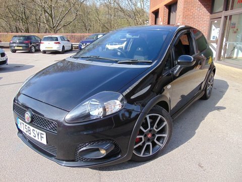 Abarth Grande Punto Grande Punto Hatchback YT58SYF Black #3