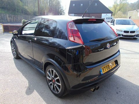 Abarth Grande Punto Grande Punto Hatchback YT58SYF Black #4