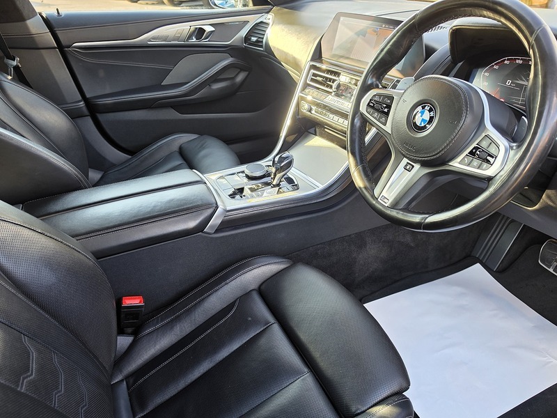BMW 8 Series 4.4 M850i V8 Saloon Steptronic Xdrive E Black #6