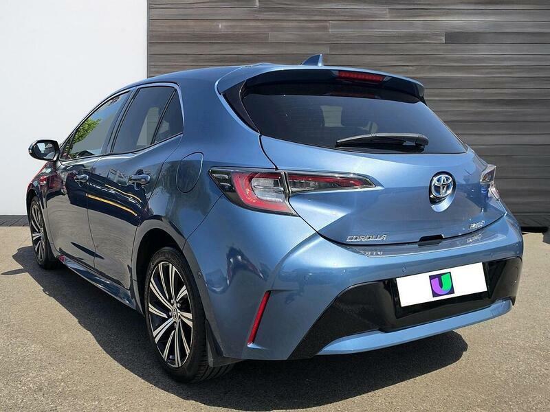 Toyota Corolla 1.8 Vvt-h Gpf Design Hatchback Hybrid C SC21LZU Blue #4
