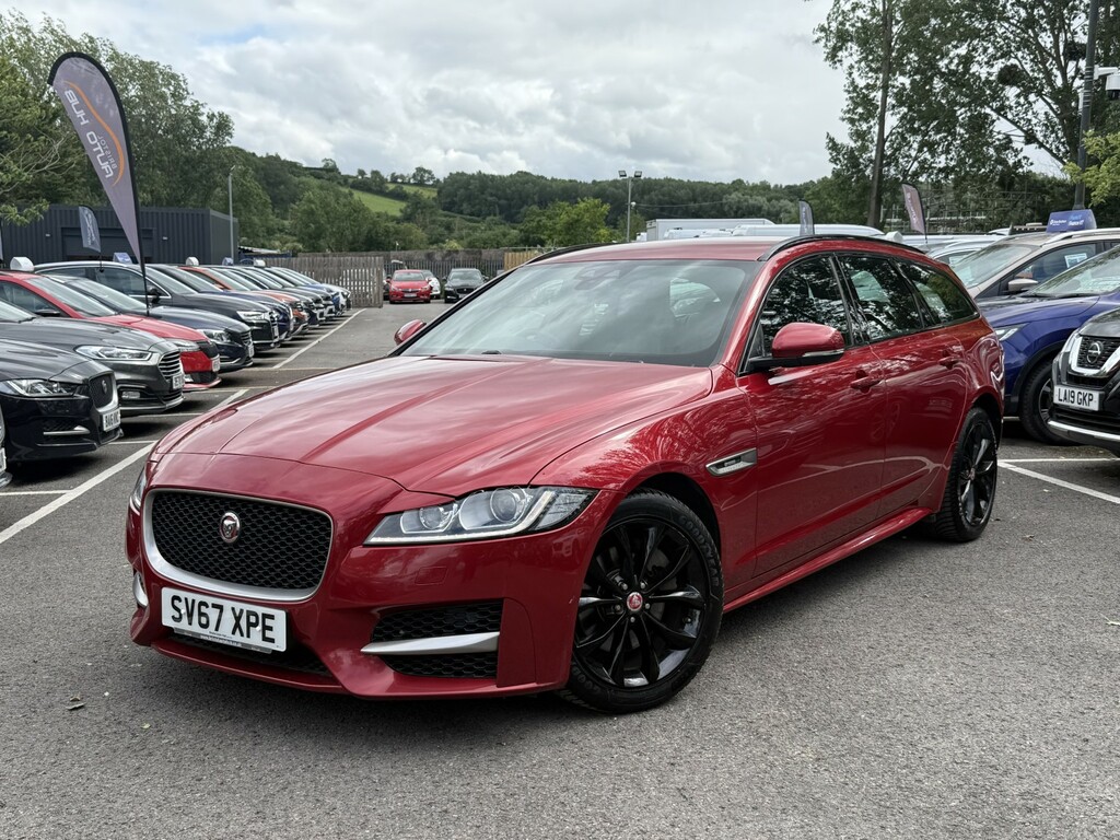 Jaguar XF 2.0 D R-sport Ulez SV67XPE Red #2