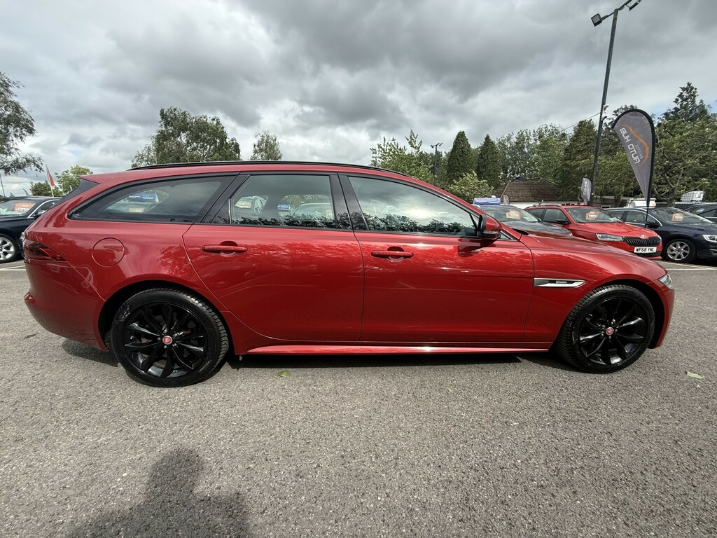 Jaguar XF 2.0 D R-sport Ulez SV67XPE Red #5