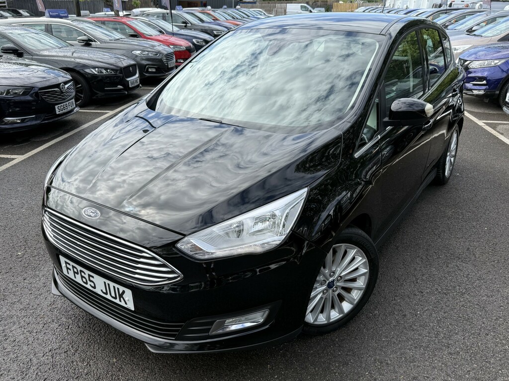 Ford C-Max 1.0 T Ecoboost Titanium Ulez FP65JUK Black #4