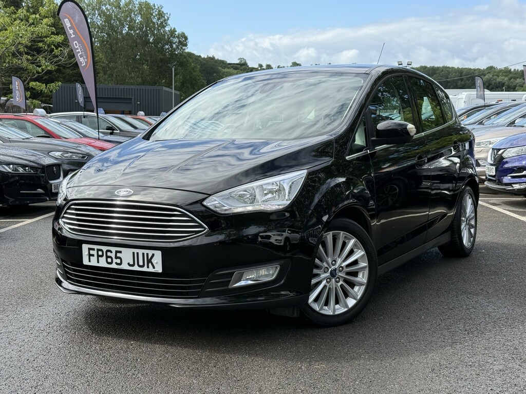 Ford C-Max 1.0 T Ecoboost Titanium Ulez FP65JUK Black #2