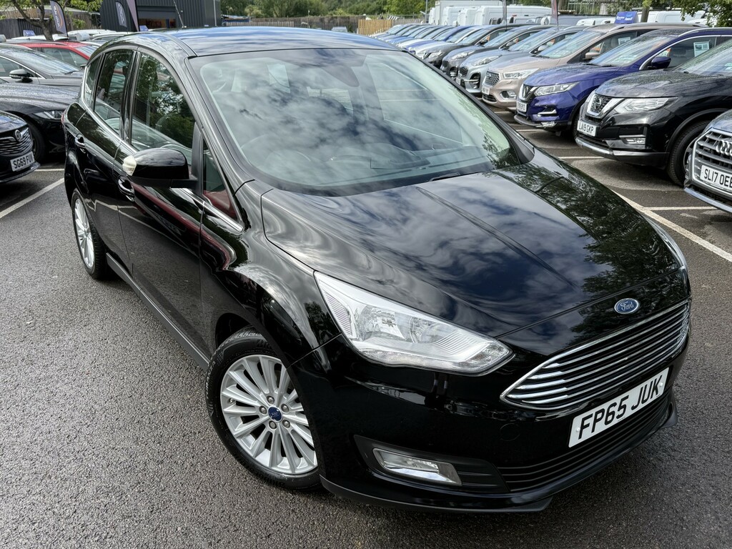 Ford C-Max 1.0 T Ecoboost Titanium Ulez FP65JUK Black #3