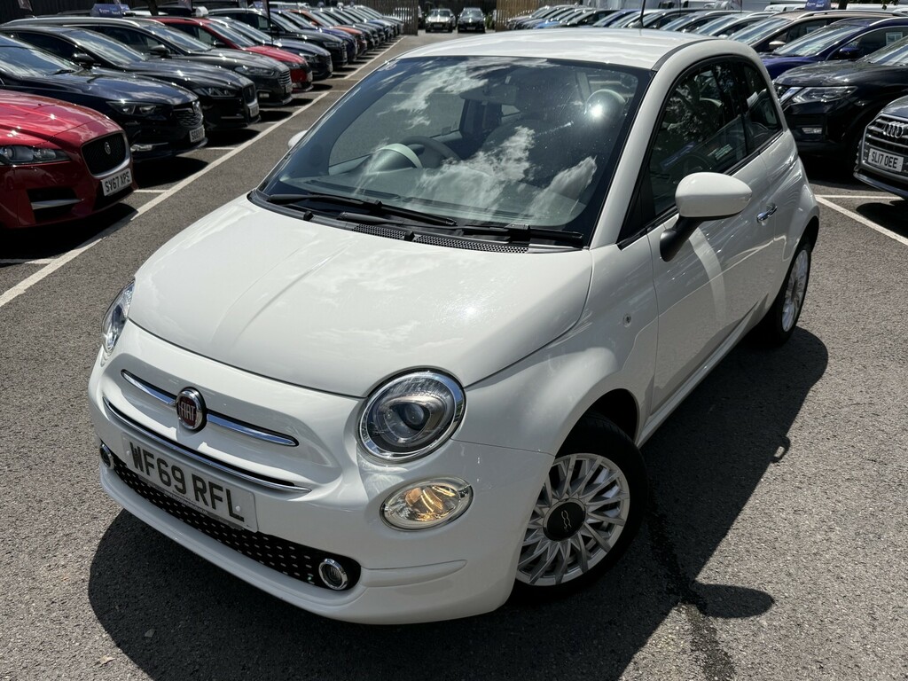 Fiat 500 1.2 1.2 69Hp Lounge Ulez WF69RFL White #4