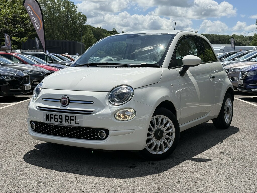 Fiat 500 1.2 1.2 69Hp Lounge Ulez WF69RFL White #2