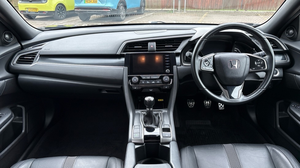 Honda Civic Ex Blue #4
