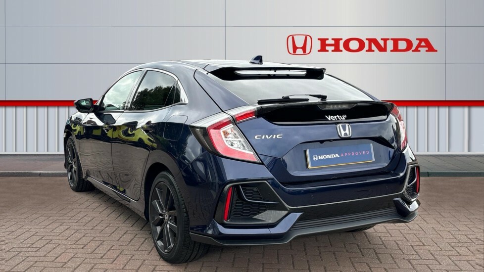 Honda Civic Ex Blue #3