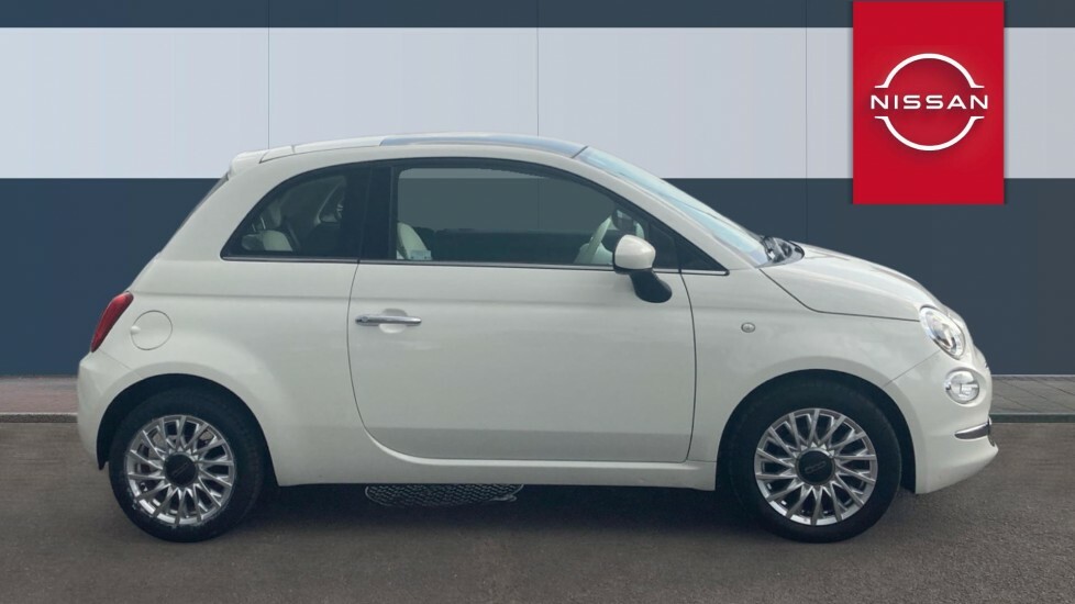 Fiat 500 Lounge White #5