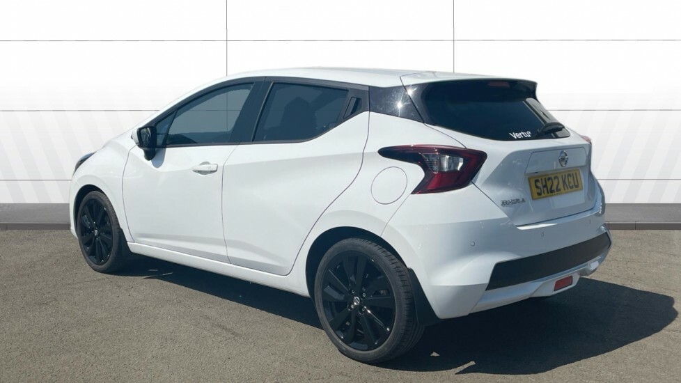 Nissan Micra Tekna White #2