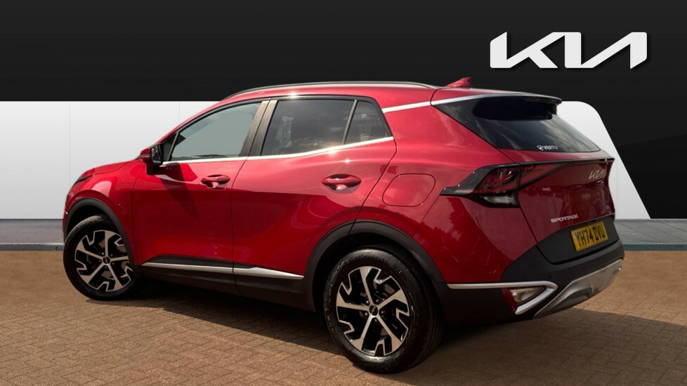Kia Sportage 3 YH74DVU Red #2
