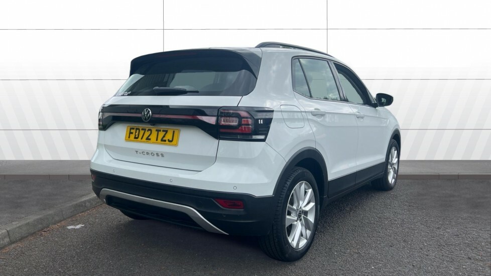 Volkswagen T-Cross Se White #2