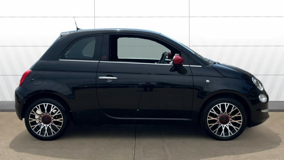 Fiat 500 Red Black #3