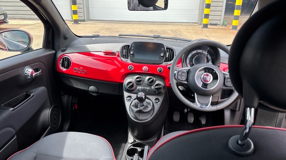 Fiat 500 Red Black #4
