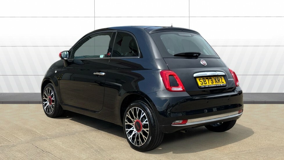 Fiat 500 Red Black #2