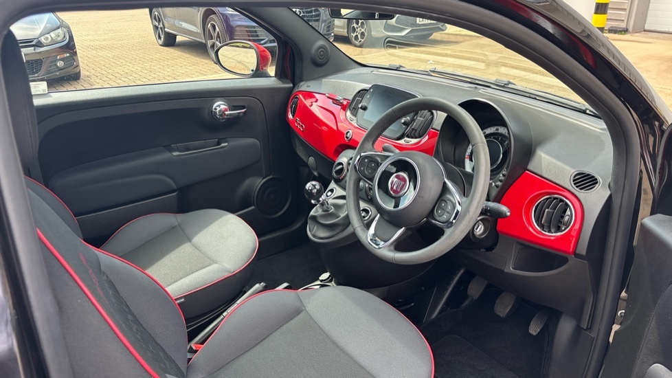 Fiat 500 Red Black #6