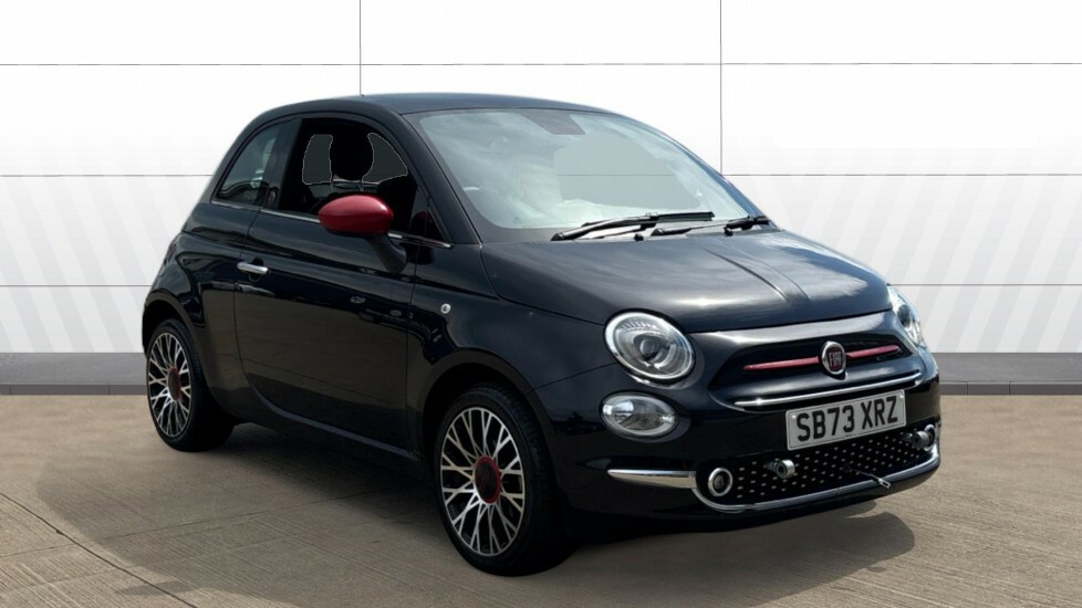 Fiat 500 Red Black