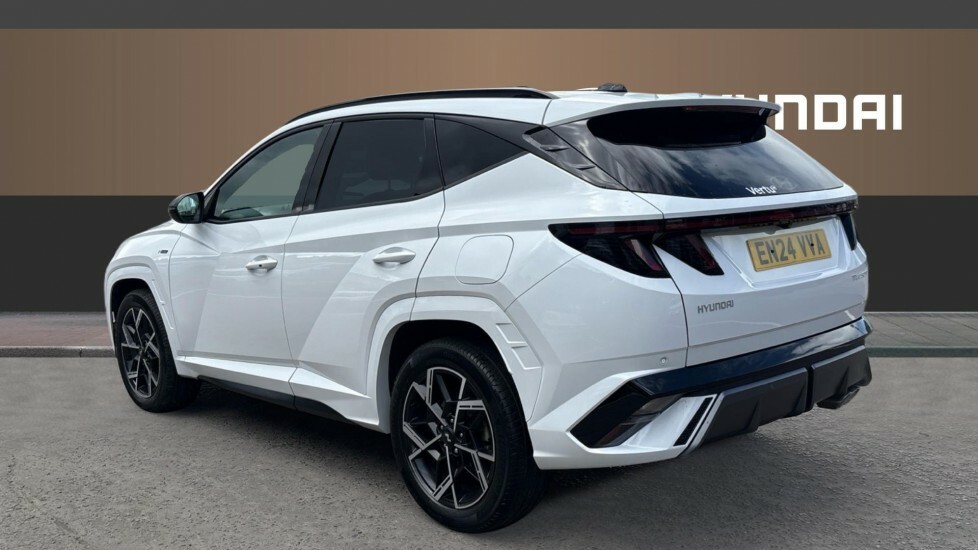 Hyundai Tucson N Line White #2