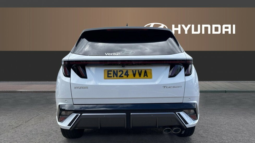 Hyundai Tucson N Line White #6