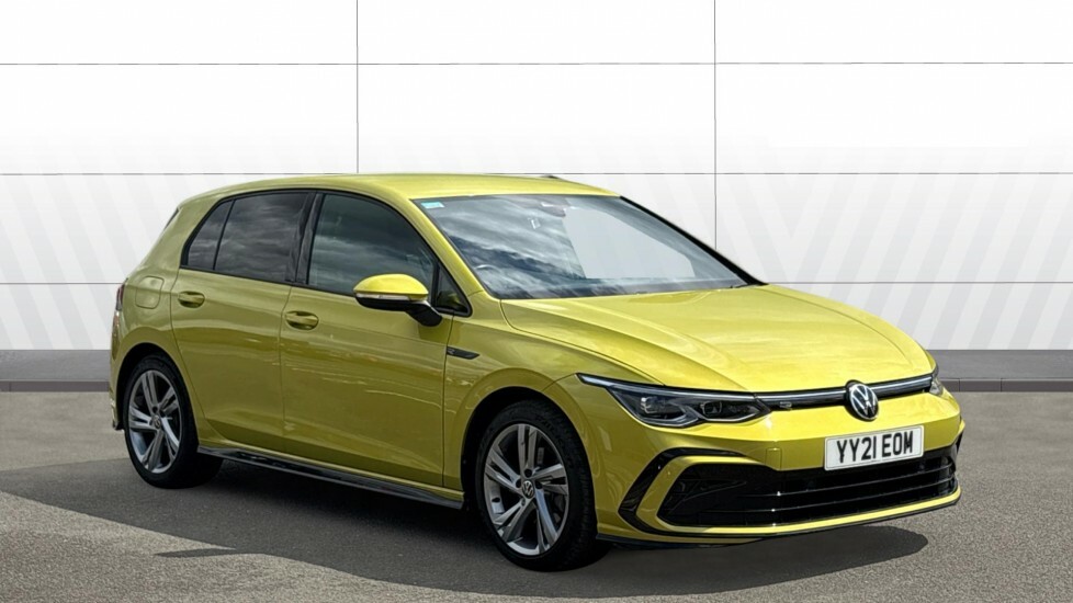 Volkswagen Golf R-line Yellow