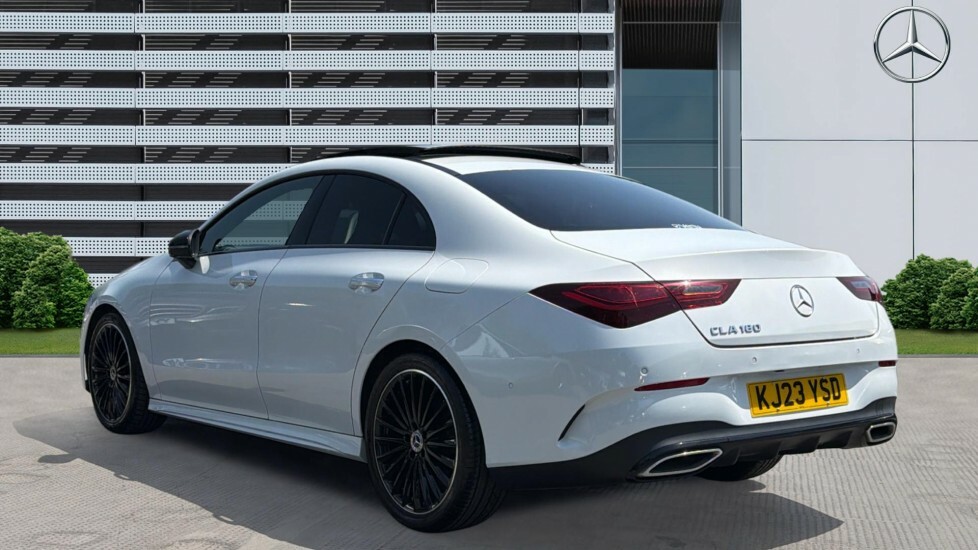 Mercedes-Benz CLA Class Amg Line KJ23YSD White #2