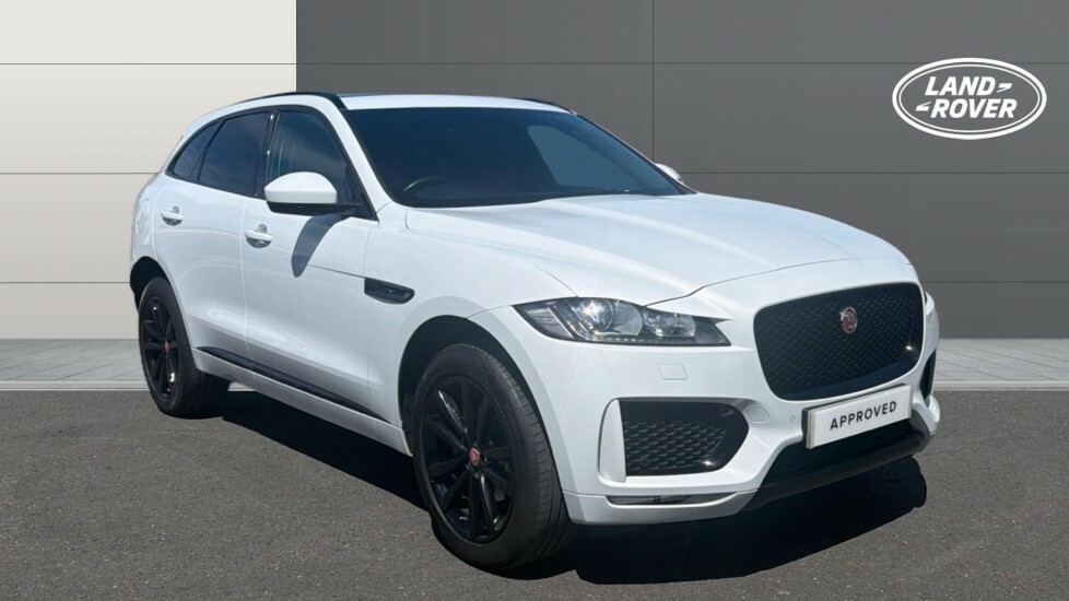 Jaguar F-Pace Chequered Flag White